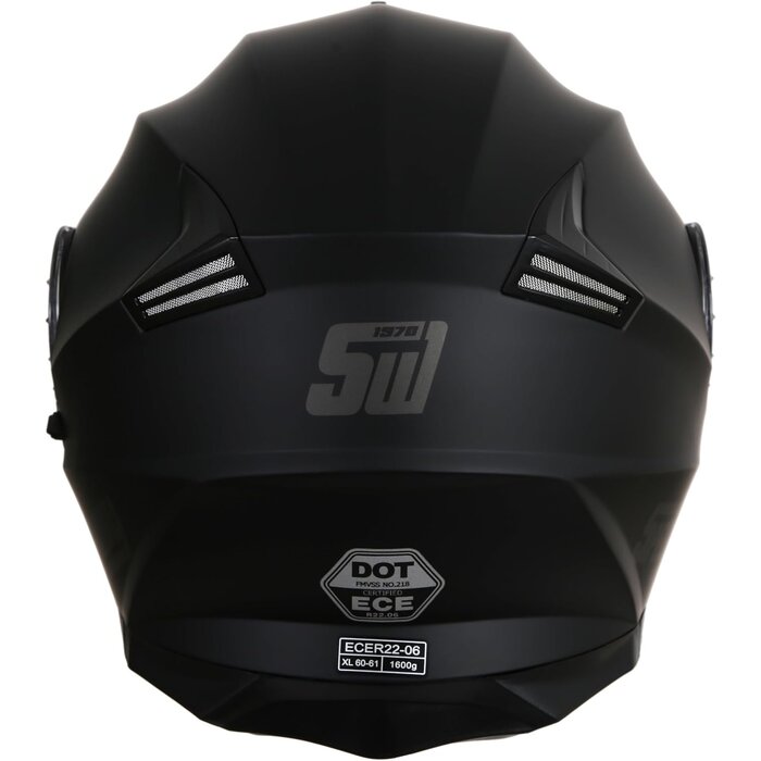 Casque moto modulable noir et blanc - Jusqu'à 35% de réduction