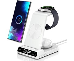 Station de charge 3-en-1 avec horloge - Jusqu'à 35% de remise