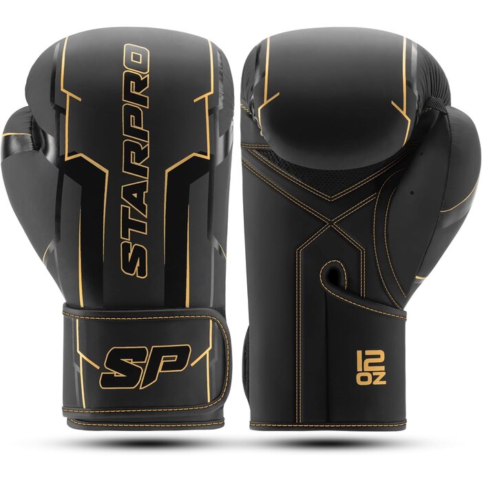 Gants de boxe 10 oz - Noir - Jusqu'à 35% de remise