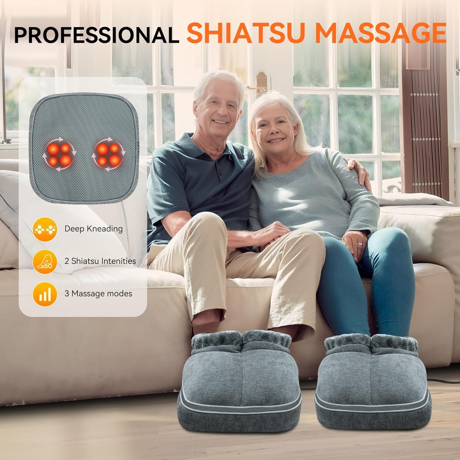 Masseur de pieds Shiatsu chauffant : relaxation profonde jusqu'à -35%