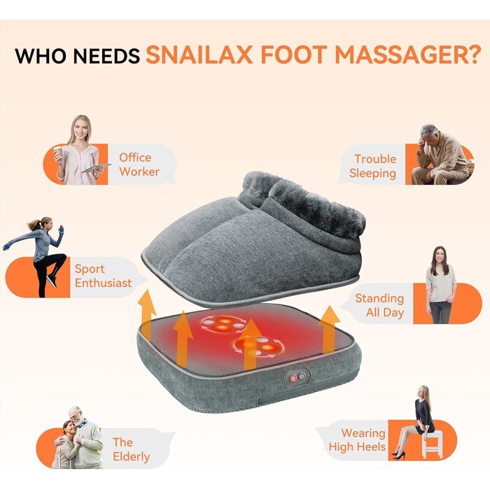 Masseur de pieds Shiatsu chauffant : relaxation profonde jusqu'à -35%