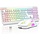Pack Clavier et Souris Gaming Sans Fil Blanc - Jusqu'à 35% de réduction