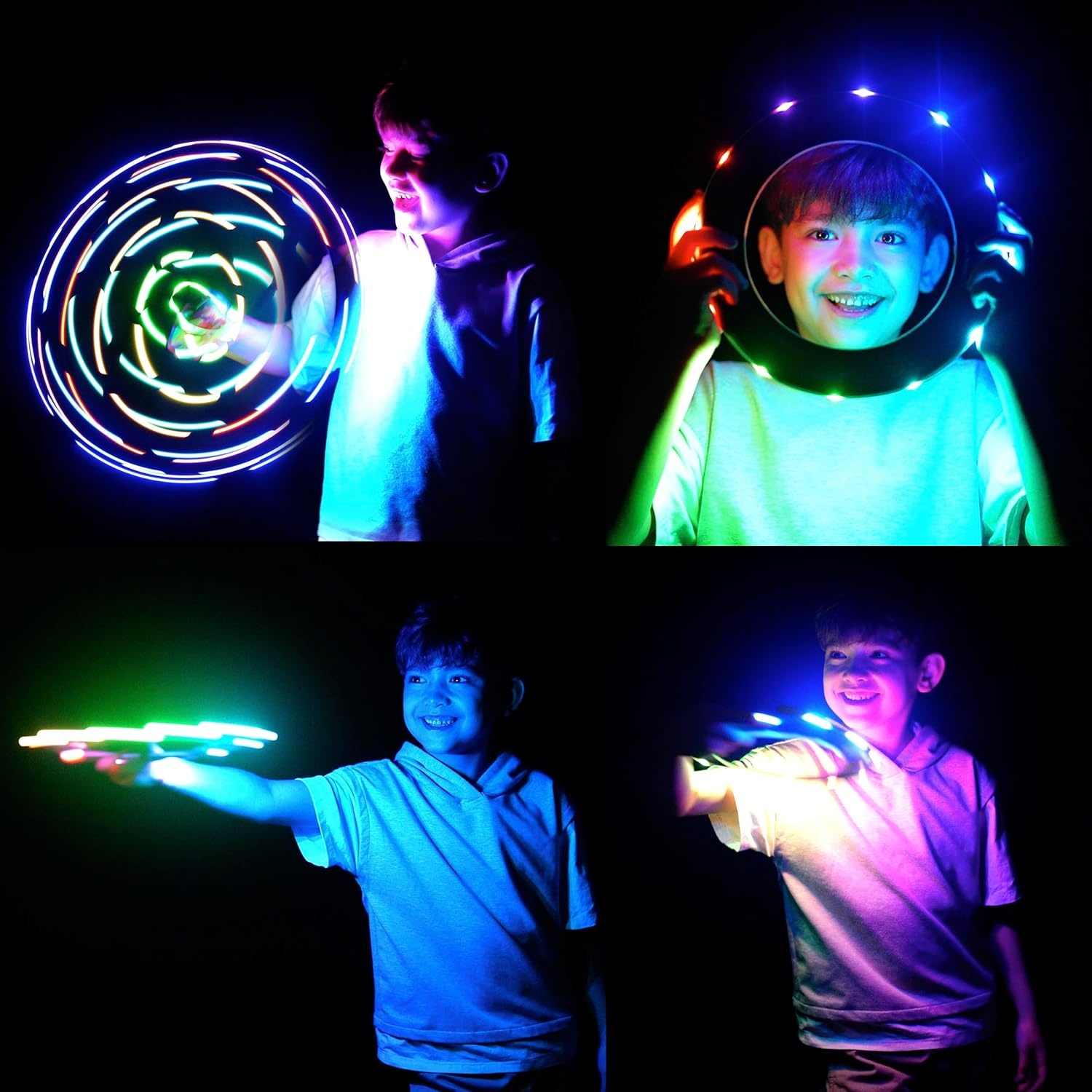 Disque Volant Lumineux LED 25cm - Jusqu'à 35% de réduction