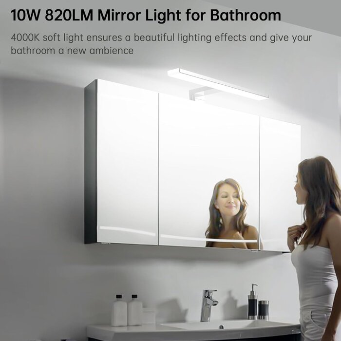Applique Miroir LED 40cm - Jusqu'à -35% sur votre éclairage de salle de bain