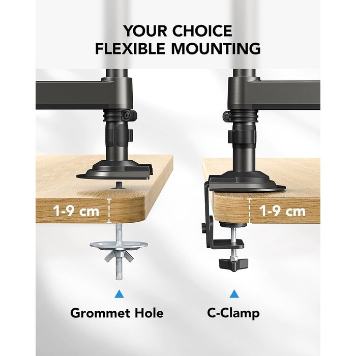 Support Double pour Écrans 13"-32" Articulé - Jusqu'à 35% de réduction