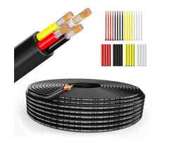 Câble électrique 4 conducteurs 14AWG 9,14m - Jusqu'à 35% de réduction