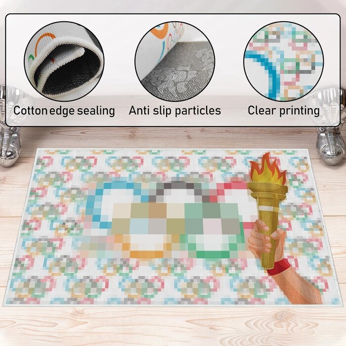 Paillasson absorbant antidérapant 73x44 cm - Jusqu'à -35% de remise