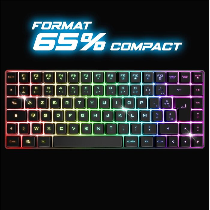 Clavier gaming sans fil TKL - Jusqu'à 35% de réduction