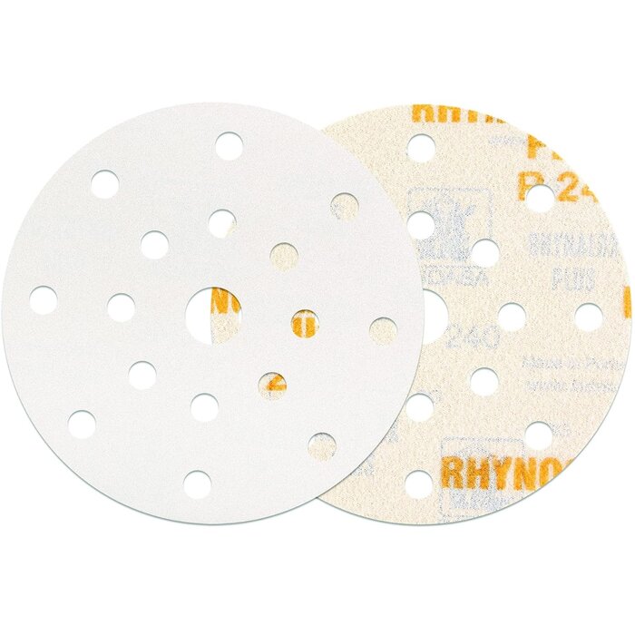 Lot de 50 disques abrasifs 185 mm P360 - 17 trous - Jusqu'à 35% de remise