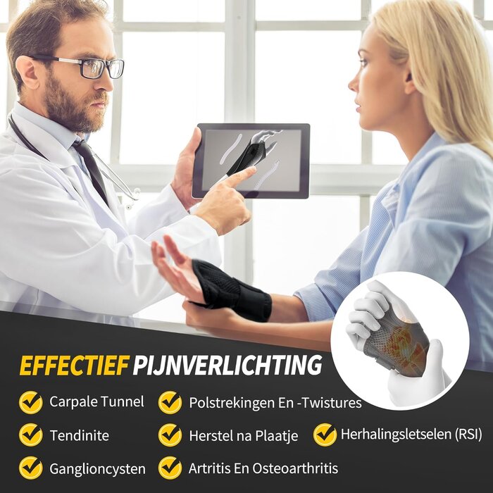 Attelle de poignet ergonomique réglable - Jusqu'à -35% sur nos modèles outlet