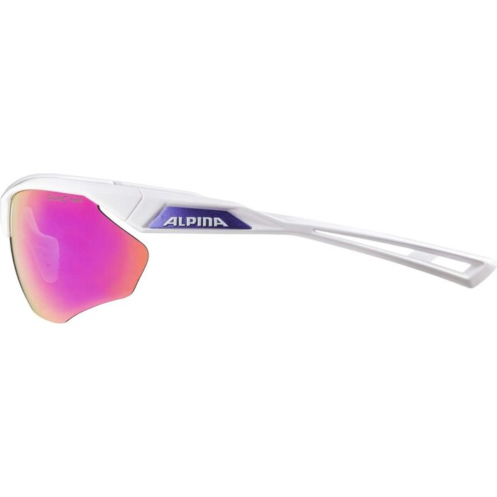 Lunettes de sport demi-cerclées blanc et violet - Jusqu'à 35% de remise