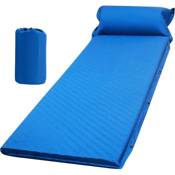 Matelas de camping auto-gonflable 200x65cm - Jusqu'à -35% sur nos modèles