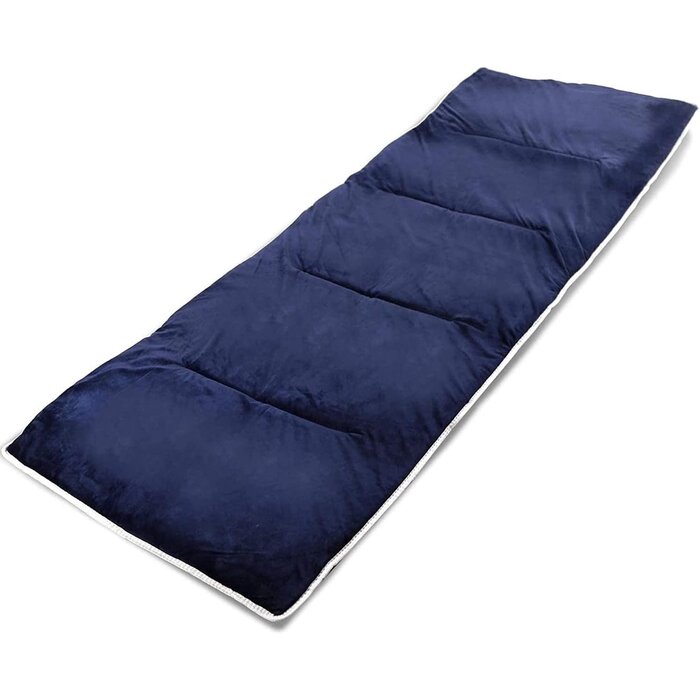 Housse coton pour lit de camp XL 190x75 cm - Bleu nuit - Jusqu'à -35%
