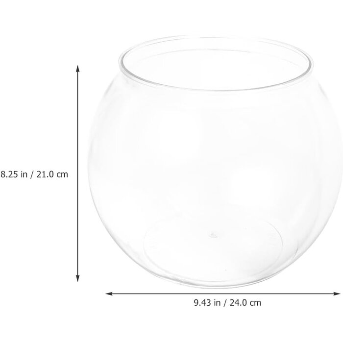 Bocal en verre polyvalent 24 cm - Jusqu'à -35% sur votre décoration