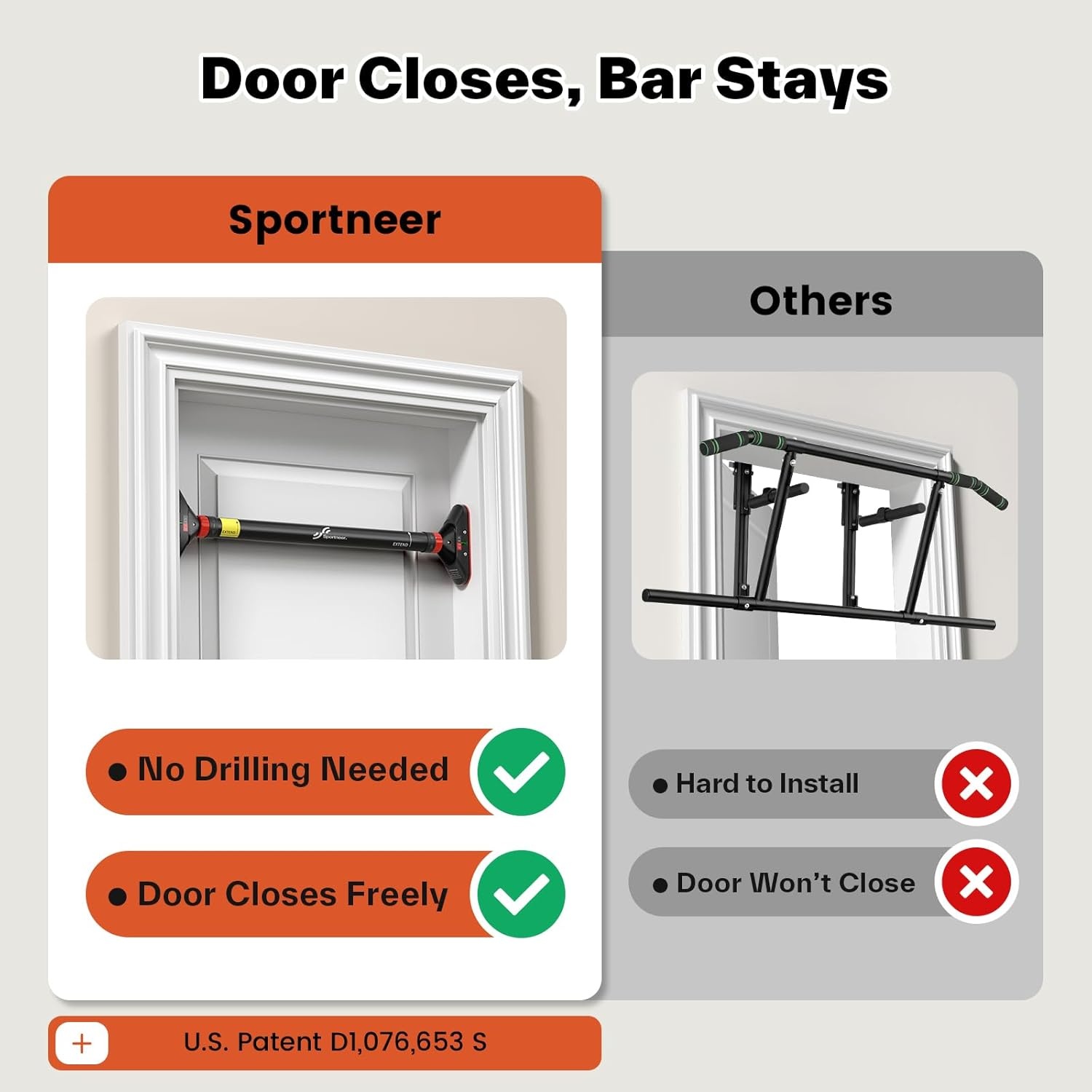 Barre de traction ajustable 75-94 cm - Jusqu'à -35% sur votre musculation
