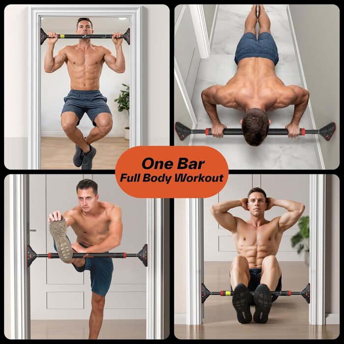 Barre de traction ajustable 75-94 cm - Jusqu'à -35% sur votre musculation