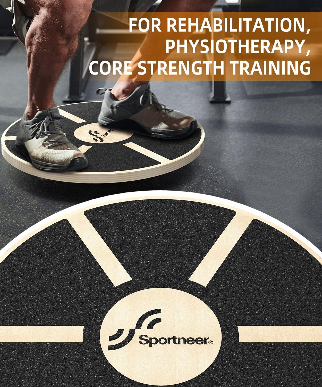 Plateau d'équilibre en bois 40 cm - Fitness & Rééducation - Jusqu'à -35%