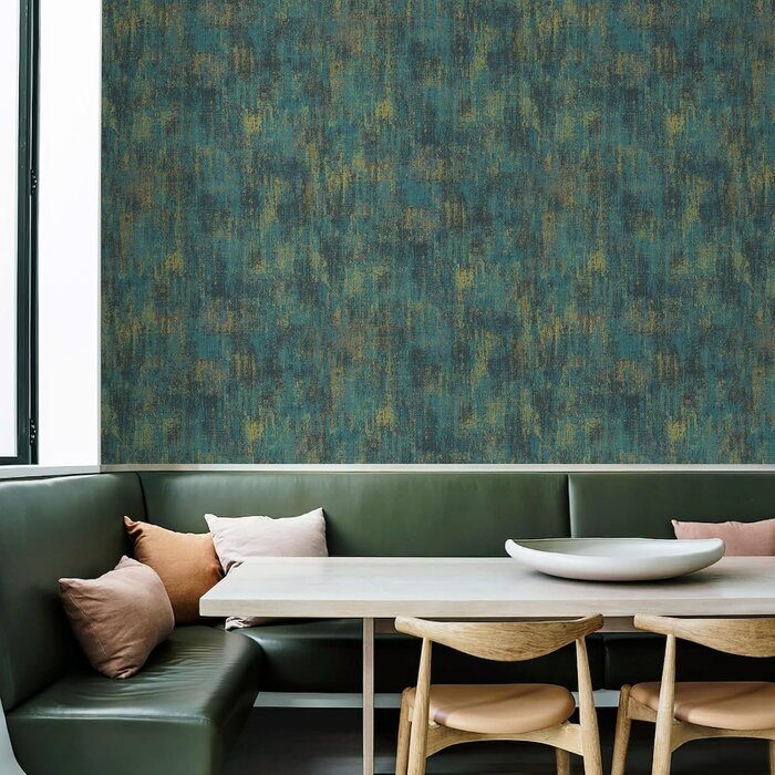 Papier peint autocollant béton métal bleu - Jusqu'à -35% de réduction