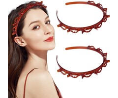 Lot de 2 serre-têtes rouges à clips - Jusqu'à 35% de réduction