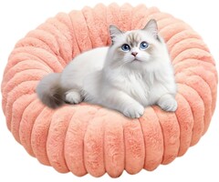 Panier rond en peluche pour animal - Jusqu'à 35% de réduction
