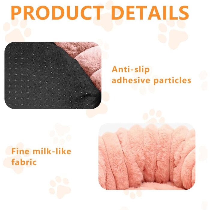 Panier rond en peluche pour animal - Jusqu'à 35% de réduction