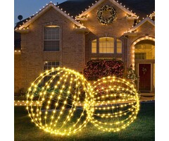 Lot de 2 sphères lumineuses LED - Jusqu'à -35% sur nos modèles outlet
