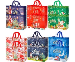 Lot de 12 Grands Sacs Cadeaux de Noël - Jusqu'à -35% de remise