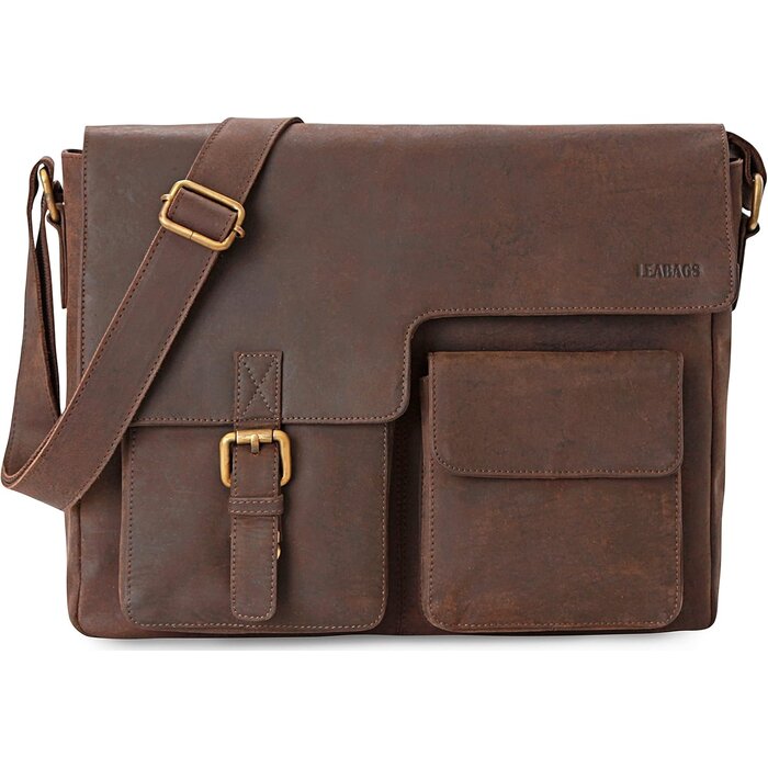 Sacoche Messager Cuir Vintage 13" - Jusqu'à -35% sur votre sélection