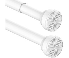 Barre de rideau de douche extensible 73-145 cm - Jusqu'à -35%