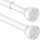 Barre de rideau de douche extensible 73-145 cm - Jusqu'à -35%