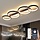 Plafonnier LED Moderne 48W 86cm - 4 Anneaux Orientables - Jusqu'à -35%