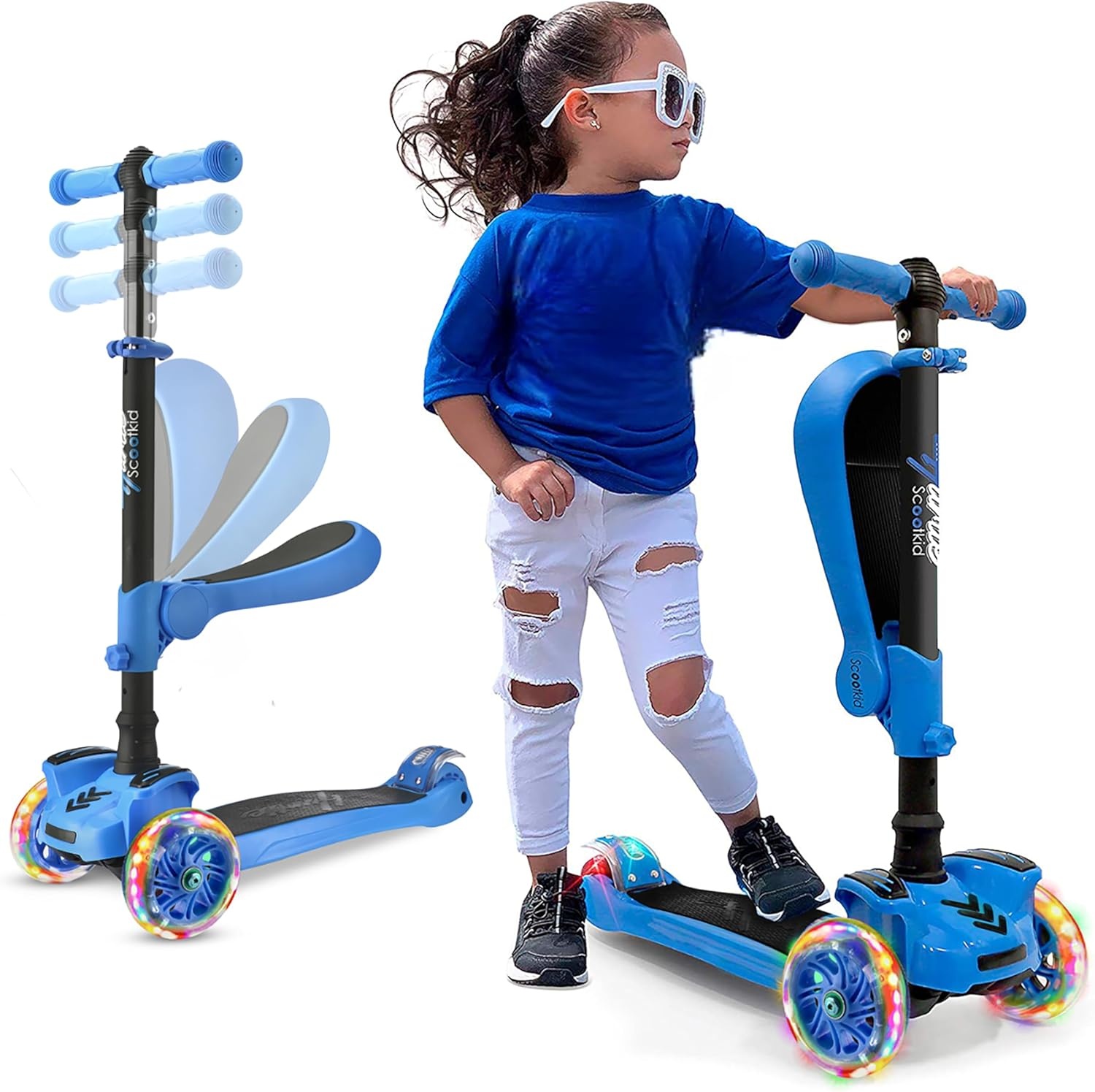 Trottinette évolutive 3 roues avec siège - Jusqu'à 35% de réduction