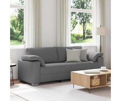 Canapé 3 places en tissu gris - Jusqu'à -35% de réduction