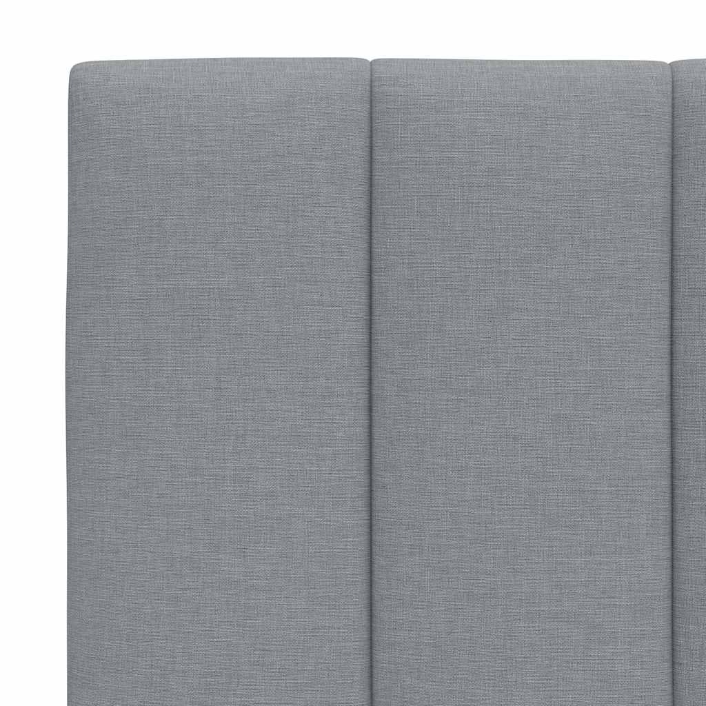 Coussin de tête de lit 120 cm - Gris clair - Jusqu'à -35% de remise