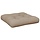 Coussin pour palette 58x58x10 cm taupe - Jusqu'à -35% en Outlet