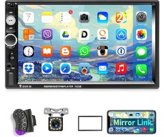 Autoradio 2 DIN tactile avec caméra de recul - Jusqu'à 35% de réduction