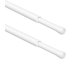 Lot de 2 tringles extensibles sans perçage 42-75 cm - Jusqu'à -35%