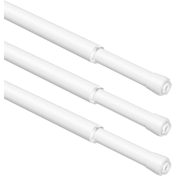Lot de 2 tringles extensibles sans perçage 42-75 cm - Jusqu'à -35%