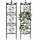 Lot de 2 treillis métalliques 195 cm - Noir - Jusqu'à -35% en outlet