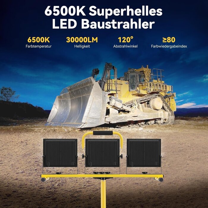 Projecteur LED 300W sur trépied : jusqu'à 35% de réduction