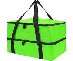 Sac isotherme 2 niveaux pour plats à four - Vert - Jusqu'à -35%