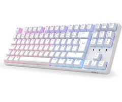 Clavier mécanique gaming AZERTY blanc - Jusqu'à 35% de remise