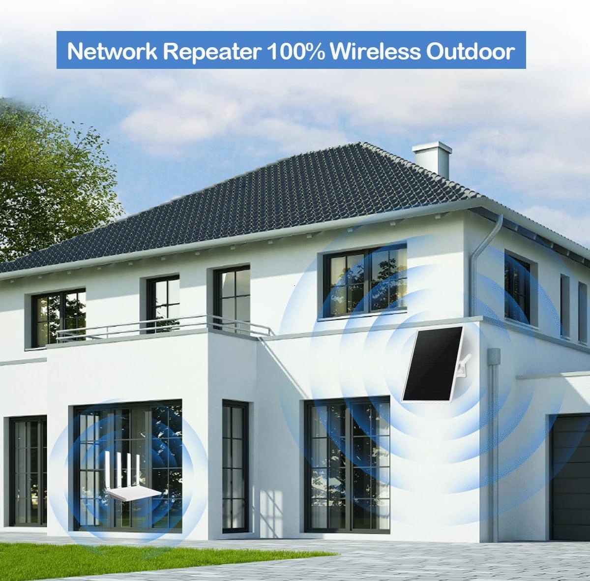 Répétiteur Wi-Fi Extérieur Solaire - Jusqu'à 35% de réduction