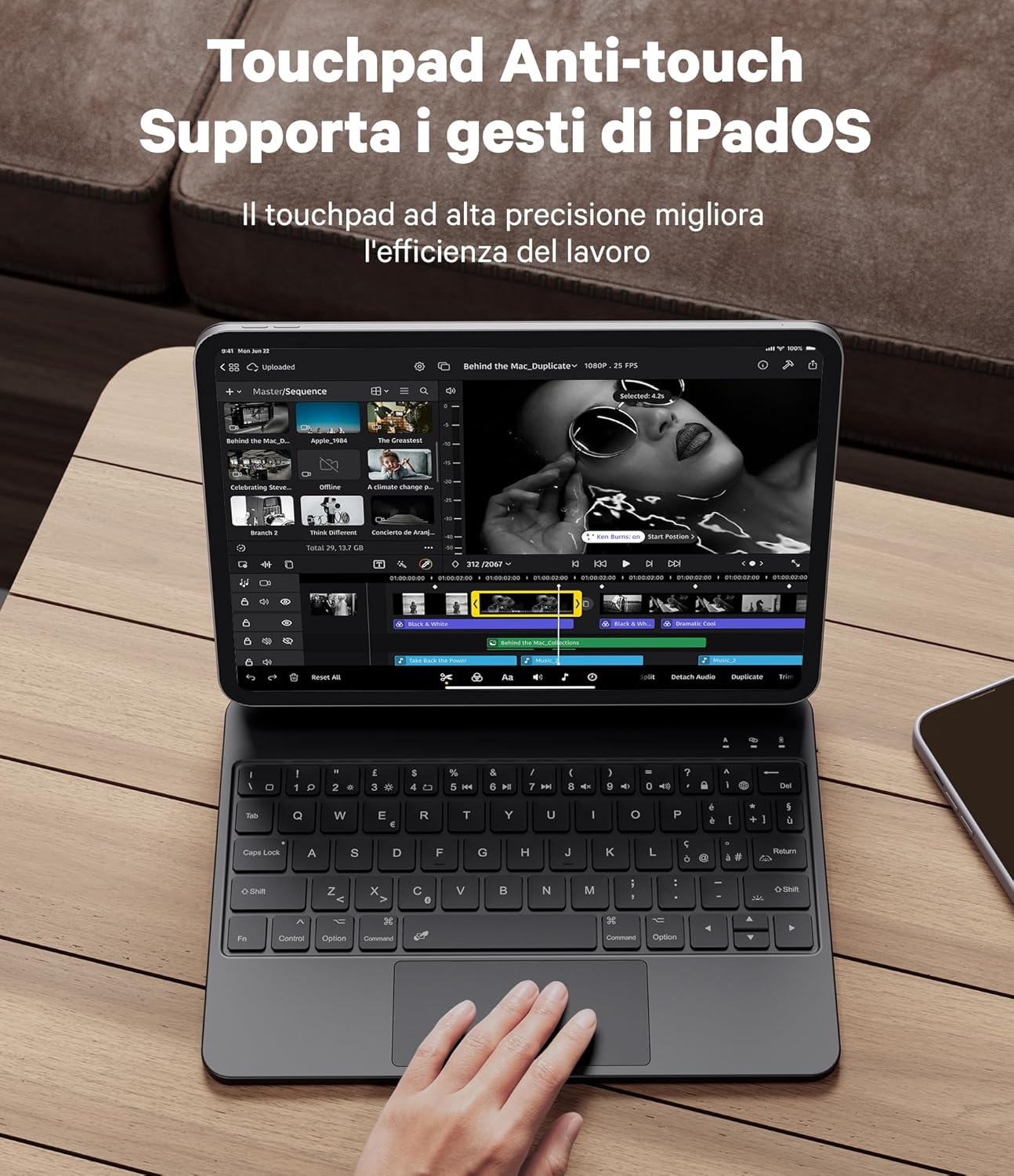 Clavier Magnétique Rétroéclairé pour iPad Pro 11 - Jusqu'à 35% de réduction