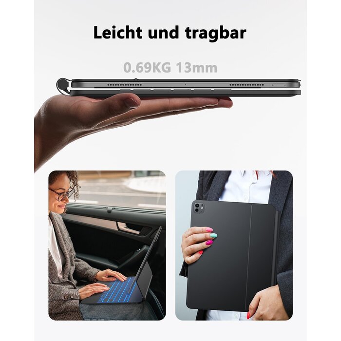Étui clavier magnétique iPad Pro 13" 2024 - Jusqu'à 35% de réduction