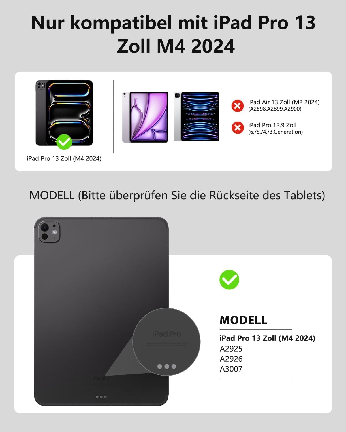Étui clavier magnétique iPad Pro 13" 2024 - Jusqu'à 35% de réduction