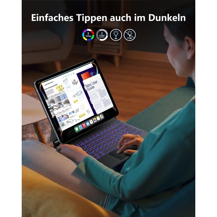 Étui clavier magnétique iPad Pro 13" 2024 - Jusqu'à 35% de réduction