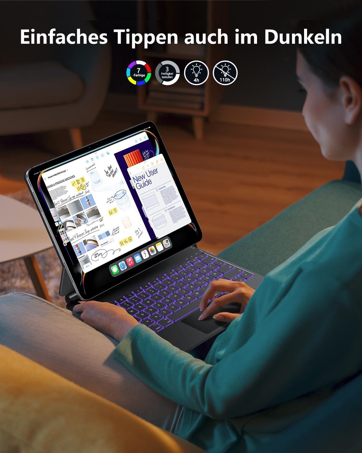 Étui clavier magnétique iPad Pro 13" 2024 - Jusqu'à 35% de réduction