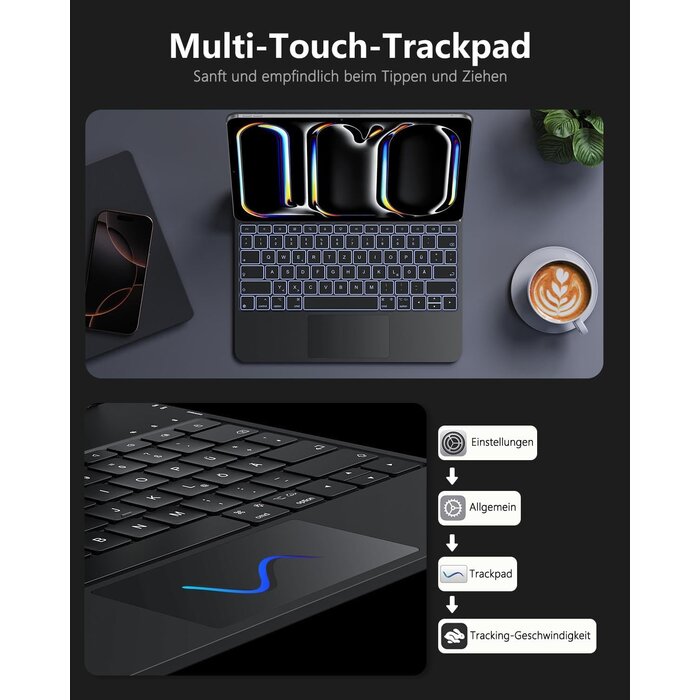 Étui clavier magnétique iPad Pro 13" 2024 - Jusqu'à 35% de réduction