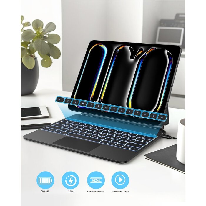 Étui clavier magnétique iPad Pro 13" 2024 - Jusqu'à 35% de réduction